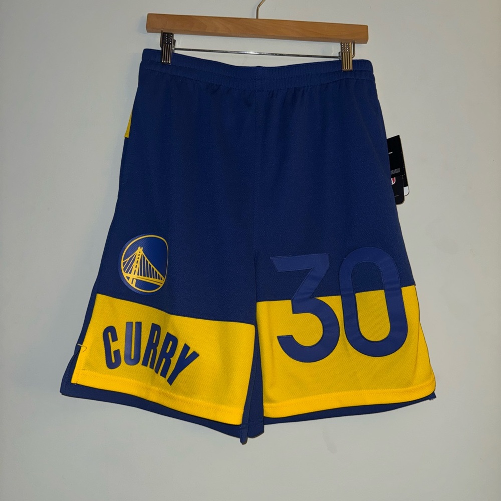 NBA Kids Blue and Yellow Basketball Shorts
